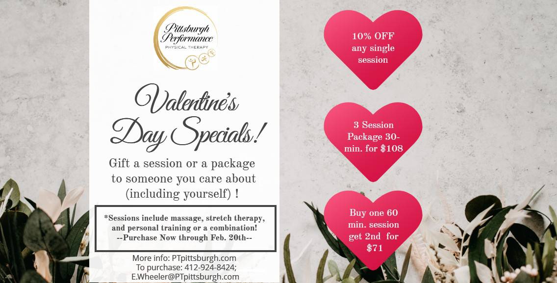 Valentine’s Day Specials — Click Here For More Info