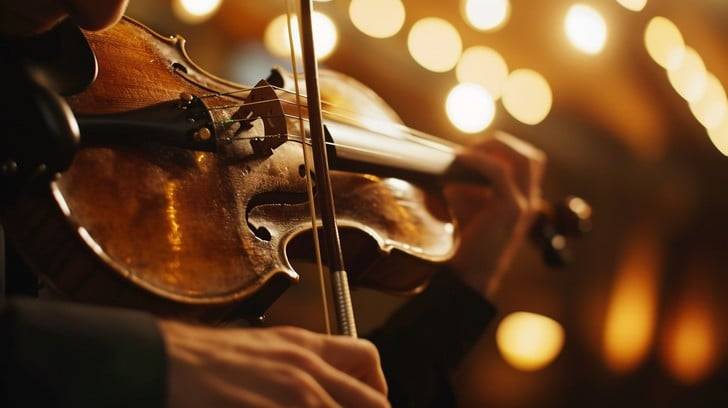 elegant-violin-performance-stockcake